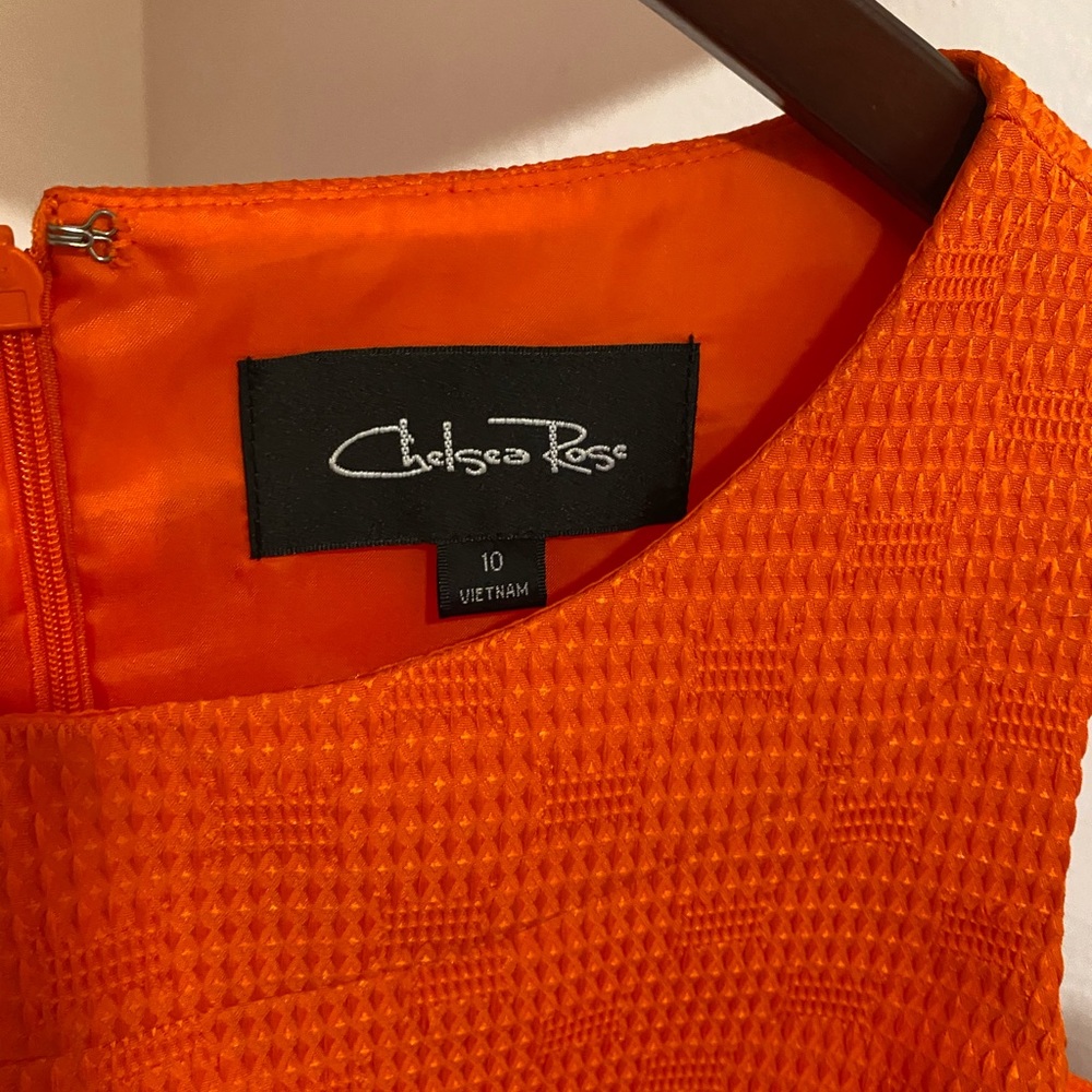 Bright Orange Dress